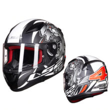 Rapid full face motorcycle helmet ABS