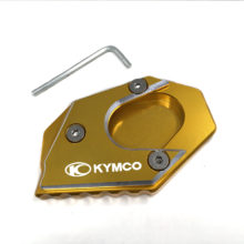 KYMCO 250 300 400 XCITING 400 400i  Motorcycle stand Side plate to extend extension Kick Stand