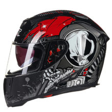 winter warm double visor motorcycle helmet Casco Motorbike capacete