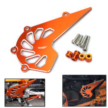 Orange Motorcycle CNC Aluminum Front Sprocket Chain Cover