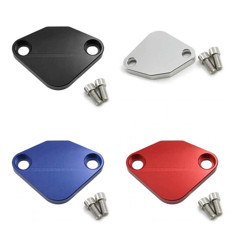 EGR Block Off Plate Raw Aluminum screw cover kymco parts online